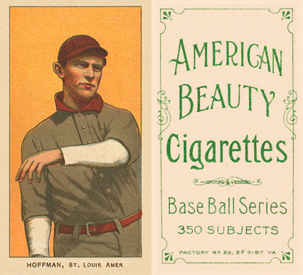 1909 White Borders American Beauty Frame Hoffman, St. Louis Amer. #216 Baseball Card