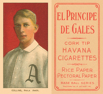 1909 White Borders El Principe De Gales Collins, Phila. Amer. #101 Baseball Card