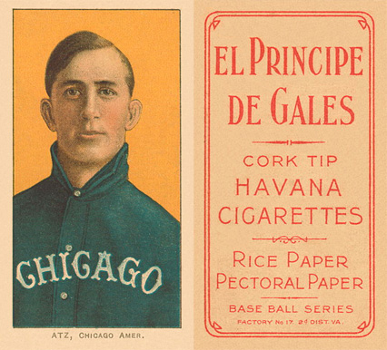 1909 White Borders El Principe De Gales Atz, Chicago Amer. #14 Baseball Card