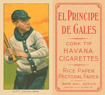 1909 White Borders El Principe De Gales Duffy, Chicago Amer. #153 Baseball Card