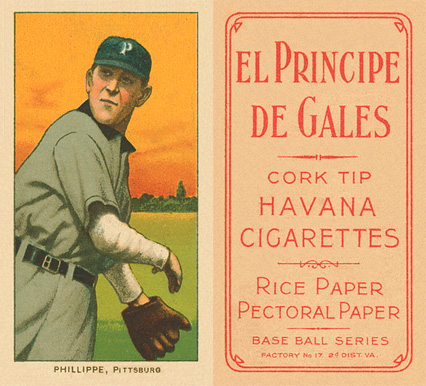 1909 White Borders El Principe De Gales Phillippe, Pittsburgh #393 Baseball Card