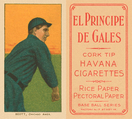 1909 White Borders El Principe De Gales Scott, Chicago Amer. #432 Baseball Card