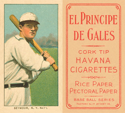 1909 White Borders El Principe De Gales Seymour, N.Y. Nat'L #434 Baseball Card