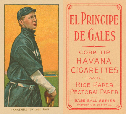1909 White Borders El Principe De Gales Tannehill, Chicago Amer. #478 Baseball Card