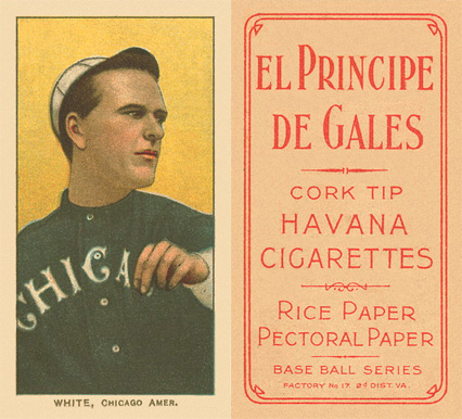 1909 White Borders El Principe De Gales White, Chicago Amer. #504 Baseball Card
