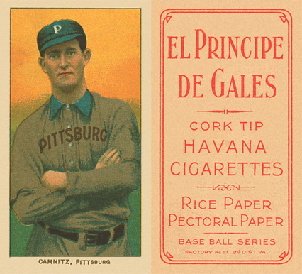 1909 White Borders El Principe De Gales Camnitz, Pittsburgh #69 Baseball Card