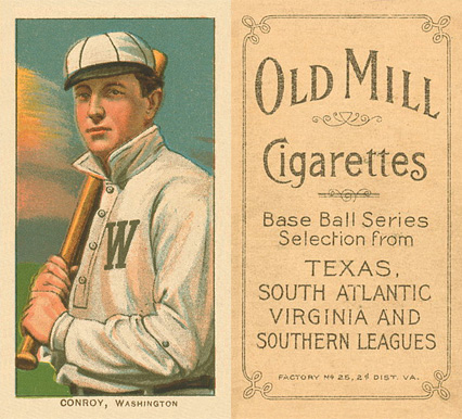 1909 White Borders Old Mill Conroy, Washington #105 Baseball Card