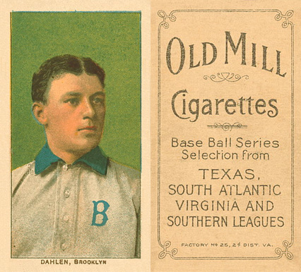 1909 White Borders Old Mill Dahlen, Brooklyn #118 Baseball Card