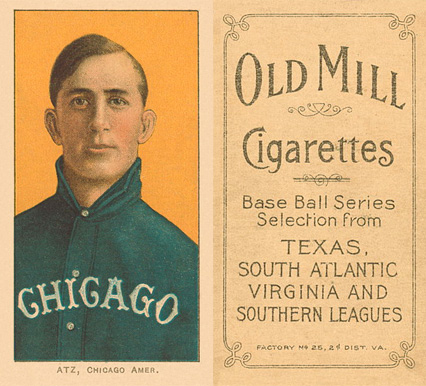 1909 White Borders Old Mill Atz, Chicago Amer. #14 Baseball Card