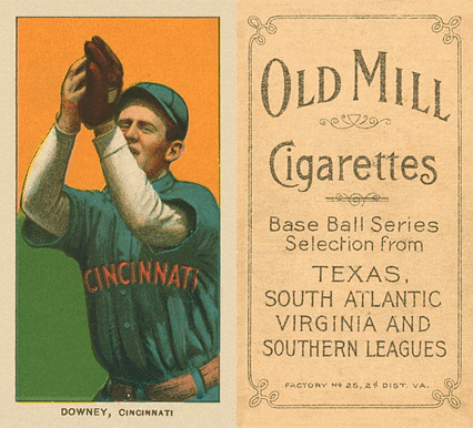 1909 White Borders Old Mill Downey, Cincinnati #145 Baseball Card