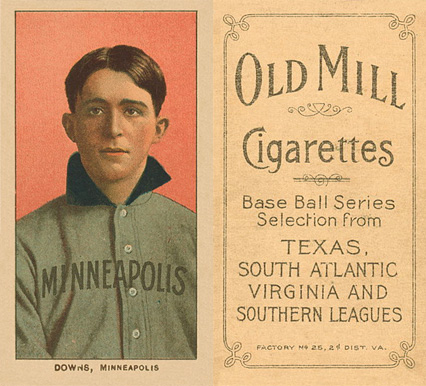 1909 White Borders Old Mill Downs, Minneapolis #146 Baseball Card