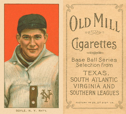 1909 White Borders Old Mill Doyle, N.Y. Nat'L #149 Baseball Card