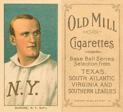 1909 White Borders Old Mill Durham, N.Y. Nat'L #156 Baseball Card
