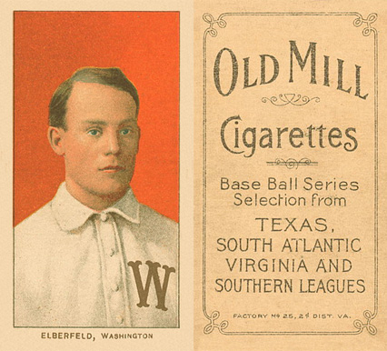 1909 White Borders Old Mill Elberfeld, Washington #161 Baseball Card
