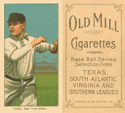 1909 White Borders Old Mill Ford, New York Amer. #177 Baseball Card