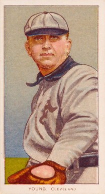1909 White Borders Old Mill Young, Cleveland #521 Baseball Card