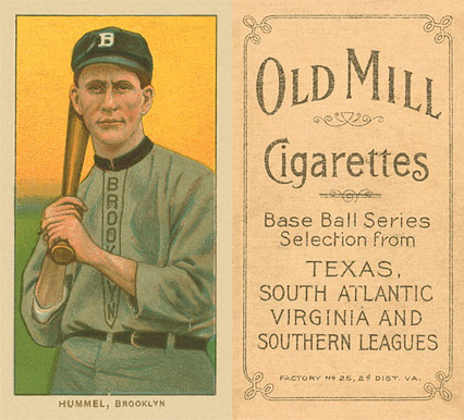 1909 White Borders Old Mill Hummel, Brooklyn #227 Baseball Card
