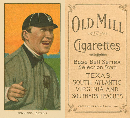 1909 White Borders Old Mill Jennings, Detroit #232 Baseball Card