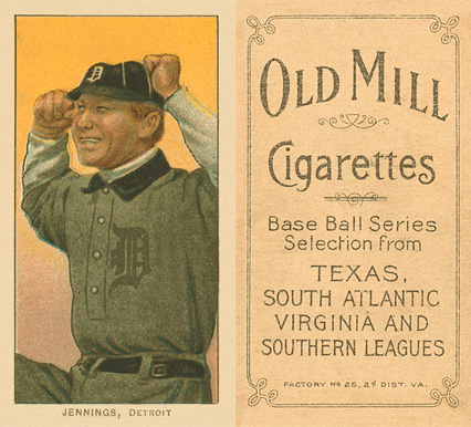 1909 White Borders Old Mill Jennings, Detroit #233 Baseball Card