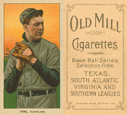 1909 White Borders Old Mill Joss, Cleveland #244 Baseball Card