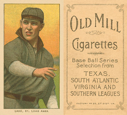 1909 White Borders Old Mill Lake, St. Louis Amer. #274 Baseball Card