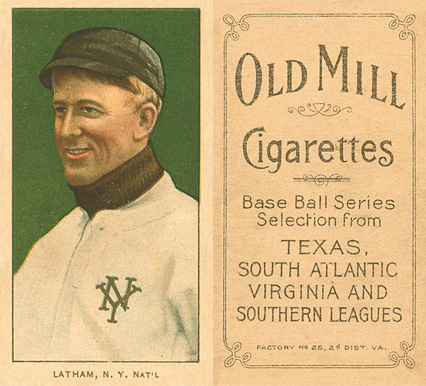 1909 White Borders Old Mill Latham, N.Y. Nat'L #276 Baseball Card