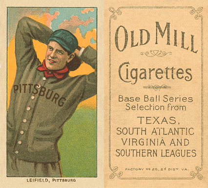 1909 White Borders Old Mill Leifield, Pittsburgh #282 Baseball Card