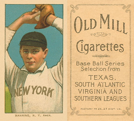 1909 White Borders Old Mill Manning, N.Y. Amer. #302 Baseball Card
