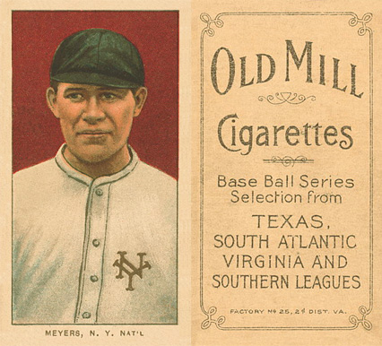 1909 White Borders Old Mill Meyers, N.Y. Nat'L #333 Baseball Card