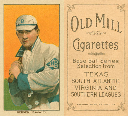 1909 White Borders Old Mill Bergen, Brooklyn #35 Baseball Card