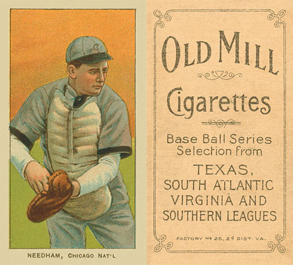1909 White Borders Old Mill Needham, Chicago Nat'L #357 Baseball Card