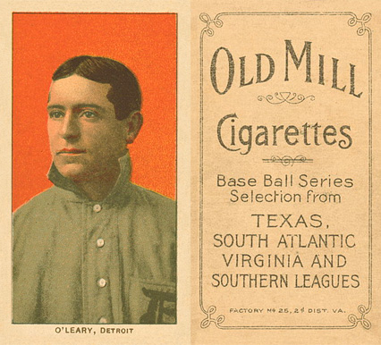 1909 White Borders Old Mill O'Leary, Detroit #369 Baseball Card
