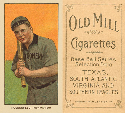 1909 White Borders Old Mill Rockenfeld, Montgomery #414 Baseball Card