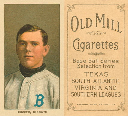 1909 White Borders Old Mill Rucker, Brooklyn #416 Baseball Card