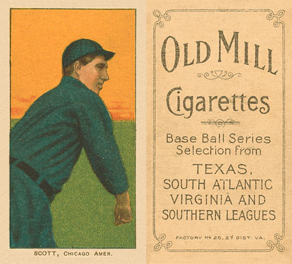 1909 White Borders Old Mill Scott, Chicago Amer. #432 Baseball Card