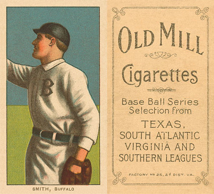 1909 White Borders Old Mill Smith, Buffalo #451 Baseball Card