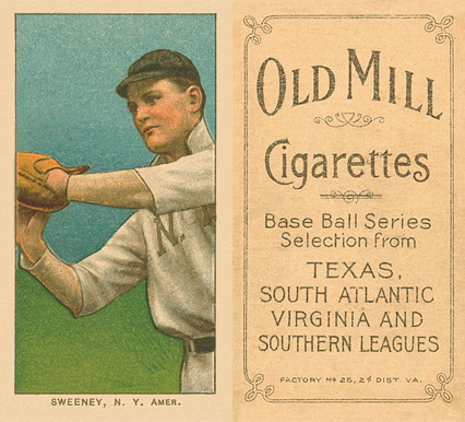 1909 White Borders Old Mill Sweeney, N.Y. Amer. #475 Baseball Card