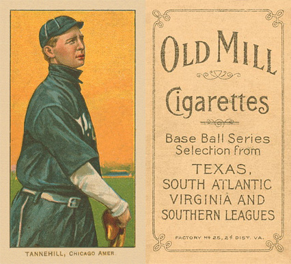 1909 White Borders Old Mill Tannehill, Chicago Amer. #478 Baseball Card