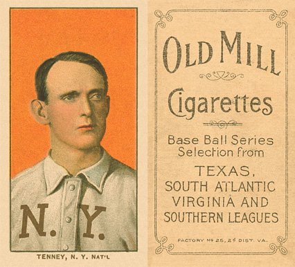1909 White Borders Old Mill Tenney, N.Y. Nat'L #480 Baseball Card