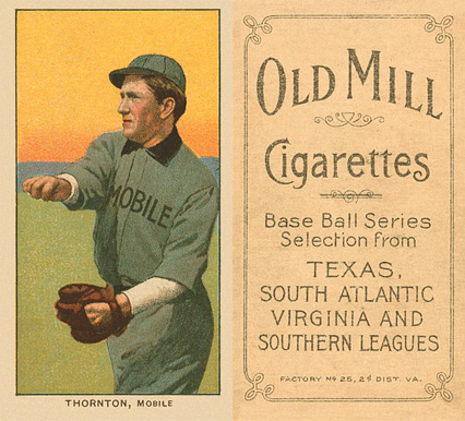 1909 White Borders Old Mill Thornton, Mobile #484 Baseball Card