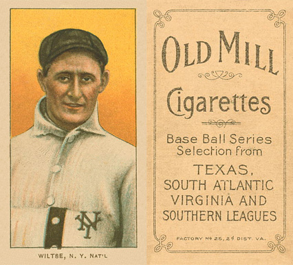 1909 White Borders Old Mill Wiltse, N.Y. Nat'L #519 Baseball Card