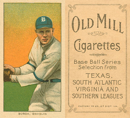 1909 White Borders Old Mill Burch, Brooklyn #61 Baseball Card
