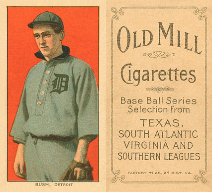 1909 White Borders Old Mill Bush, Detroit #65 Baseball Card