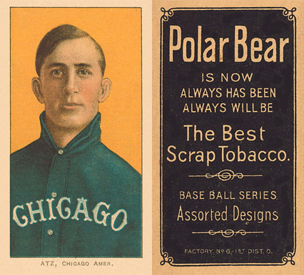 1909 White Borders Polar Bear Atz, Chicago Amer. #14 Baseball Card