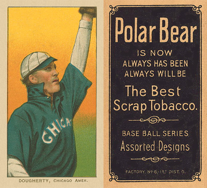 1909 White Borders Polar Bear Dougherty, Chicago Amer. #142 Baseball Card