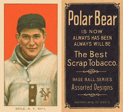 1909 White Borders Polar Bear Doyle, N.Y. Nat'L #149 Baseball Card