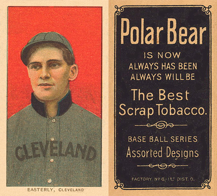 1909 White Borders Polar Bear Easterly, Cleveland #158 Baseball Card
