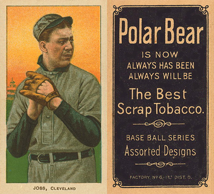 1909 White Borders Polar Bear Joss, Cleveland #244 Baseball Card