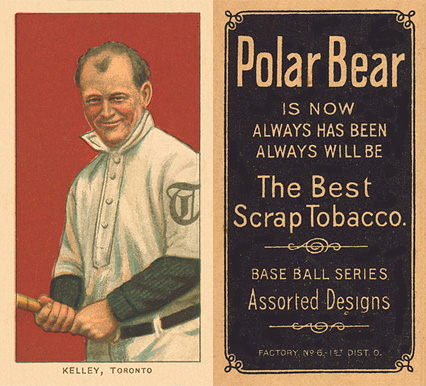1909 White Borders Polar Bear Kelley, Toronto #249 Baseball Card