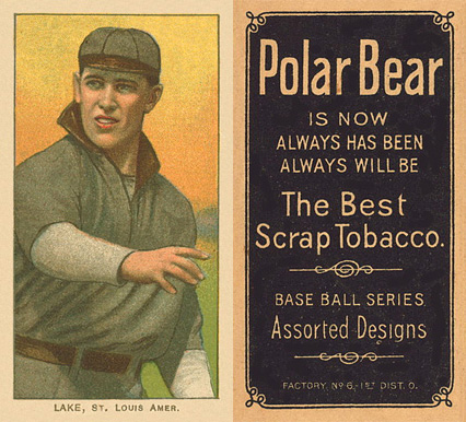 1909 White Borders Polar Bear Lake, St. Louis Amer. #274 Baseball Card